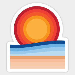 Modernist Summer Sticker